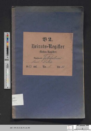 Heiratsregister Güldendorf 1923