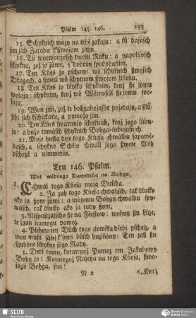 [146.-150. Psalm]
