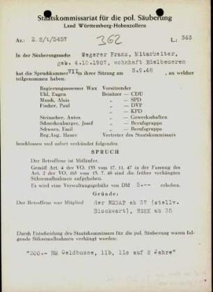 Wegerer, Franz