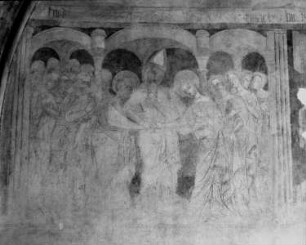 Szene aus der Marienlegende: Verlobung Marias