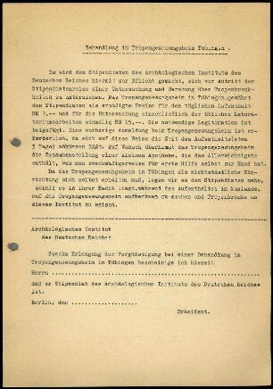 Bescheinigung Präsident DAI