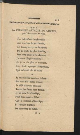Sur La Première Attaque De Goutte, que l'Auteur eut en 1695.