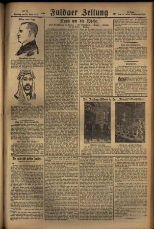 Dritte Ausgabe vom Sonntag, den 24. März 1929.