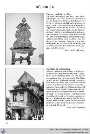 Rückblick.