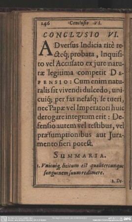 Conclusio VI