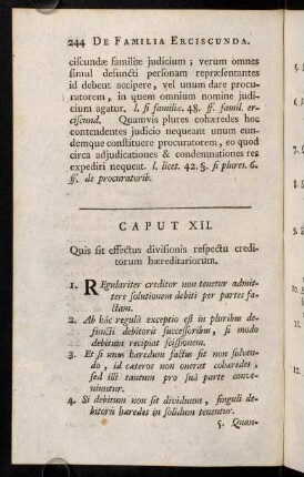 244-276, Caput XII.