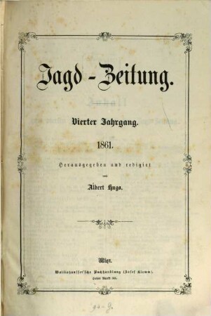 Jagd-Zeitung. 4. 1861