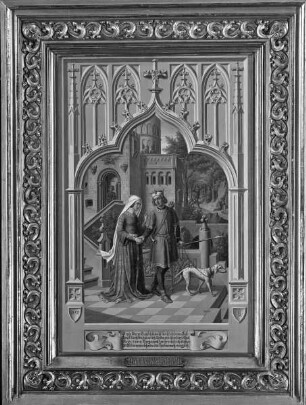 Szenen aus dem Nibelungenlied — Siegfrieds Abschied von Kriemhild und Siegfrieds Tod