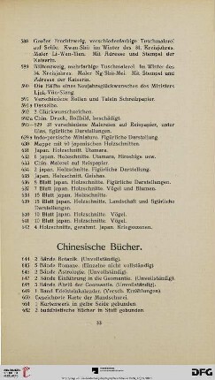 Chinesische Bücher (Nr. 644-655)