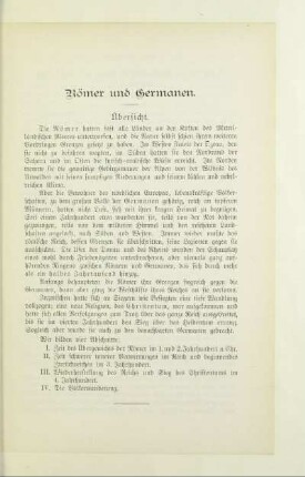 Römer und Germanen