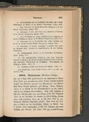 3285. Rosenhayn (Matthias Ludwig)