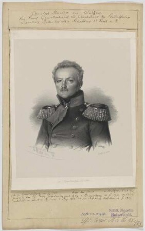 Bildnis des Christoph Alexander von Wulffen