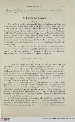 A. Muskeln des Stammes
