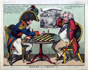 Napoleon-Karikatur: "A Game at Chess"
