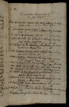 Ex auctione Hannover. d. 30. Oct. 1747.