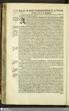 Das LXXX. Capitel