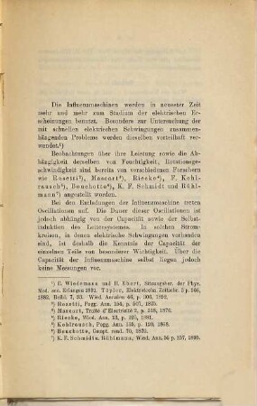 Beitrag zur Kenntnis der Elektrisiermaschine