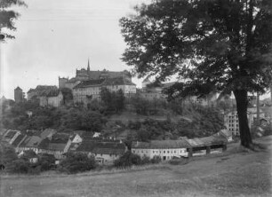 Bautzen. Stadtteilansicht von Nordwesten