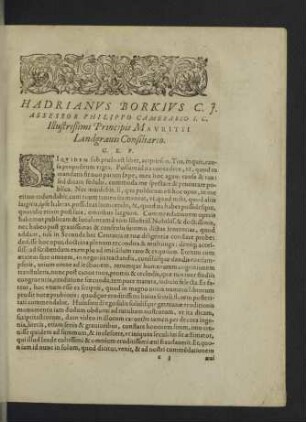 Epistola ad Auctorem.