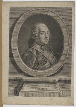Bildnis des Charles Louis Auguste Fouquet de Belle-Isle