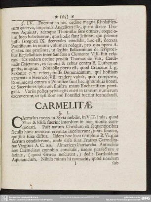 Carmelitae
