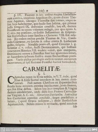 Carmelitae