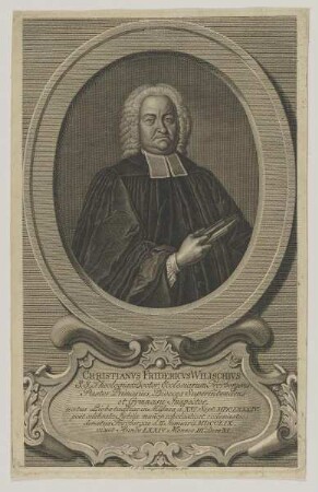 Bildnis des Christianvs Fridericvs Wilischivs