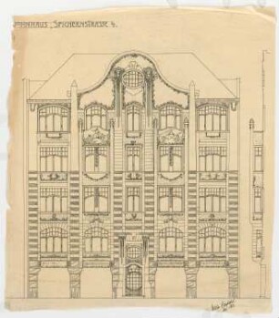 Wohnhaus Spichernstraße, Berlin-Wilmersdorf: Ansicht