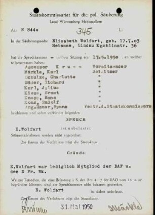 Wolfart, Elisabeth