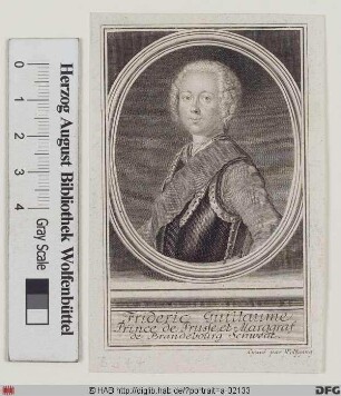 Bildnis Friedrich Wilhelm, Markgraf von Brandenburg-Schwedt (reg. 1711-71)