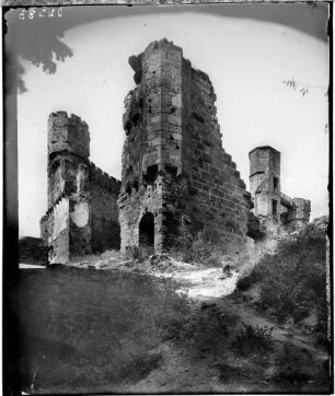 Dilsberg Burgruine Außenansicht