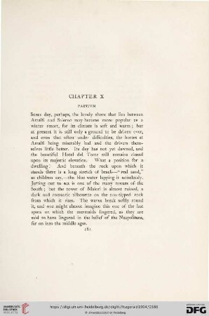 Chapter X: Paestum
