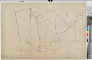 Liesborn (Wadersloh), Flurbereinigung Liesborn, Bl.45 Zuteilungskarte Flur 45