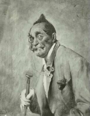 Bildnis des Schauspielers Felix Schweighofer