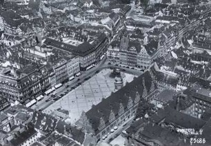 Marktplatz von Leipzig : Blickrichtung Nordwesten