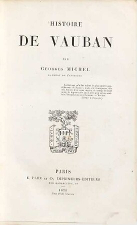 Histoire de Vauban