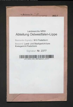 Erblasser: Brune, Maria Angela: