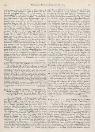 255-256 [Rezension] Lenz, Max, Geschichte der Königlichen Friedrich-Wilhelms-Universität zu Berlin. 2. Bd., 2. Hälfte: Auf dem Wege zur deutschen Einheit. Im neuen Reich
