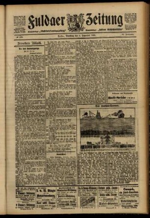 Zweite Ausgabe vom Dienstag, den 04. Dezember 1906.