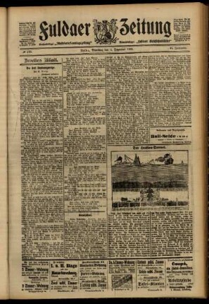 Zweite Ausgabe vom Dienstag, den 04. Dezember 1906.