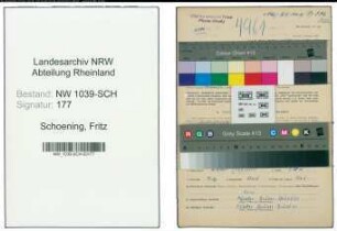 Entnazifizierung Fritz Schoening , geb. 08.09.1897 (Polizist)