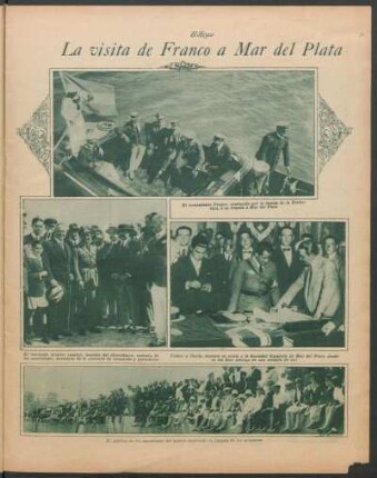 La visita de Franco a Mar del Plata