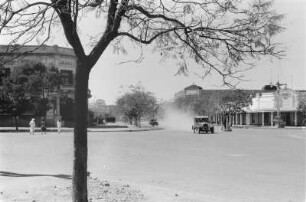 Hauptstraße : Blick entlang der Hauptstraße Lubumbashis
