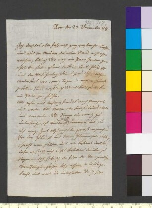 Brief von Einsiedel-Scharfenstein, Friedrich Hildebrand von an Goethe, Johann Wolfgang von