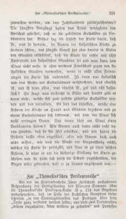 321-322 Zur "Thomasius'schen" Perikopenreihe