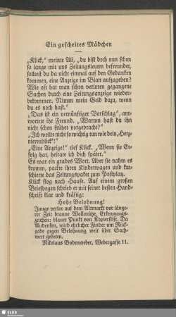 Ein gescheites Mädchen