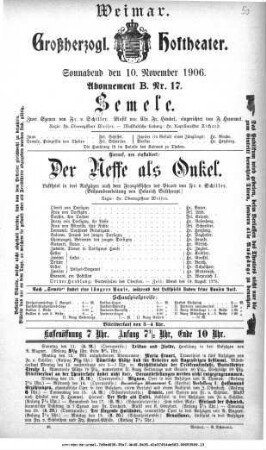 Der Neffe als Onkel