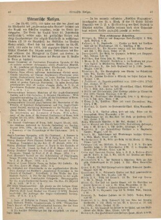 45-48 Literarische Notizen