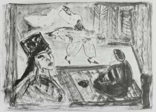 Tänzerinnen : Bischof, ?: Tänzerinnen. 1988. Lithografie; 36 x 50 cm. Chemnitz: Kunstarchiv der Wismut GmbH