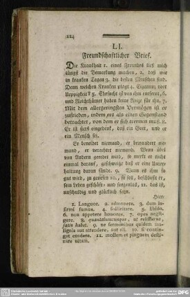LI. Freundschaftlicher Brief